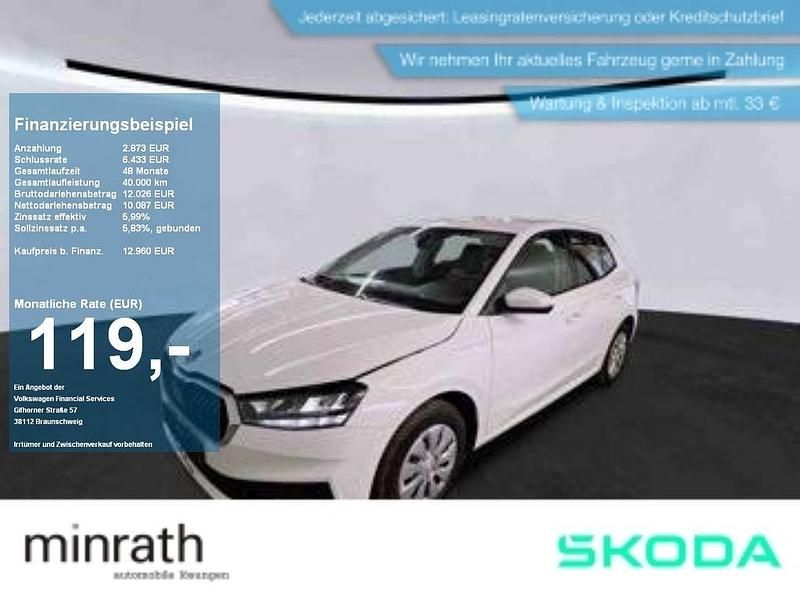 Weiß Gebraucht 2022 Skoda Fabia Active Kleinwagen | 12.960 € (Fairer Preis) - Bild 1/4
