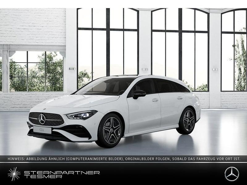Weiß Gebraucht 2024 Mercedes CLA180 Shooting Brake AMG Kombi | 32.450 € - Bild 1/3