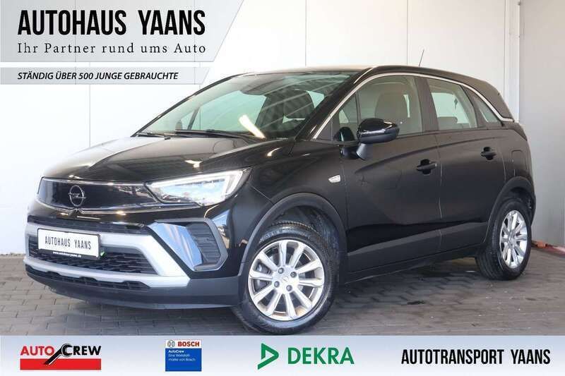 Diamant schwarz/karbon schwarz Gebraucht 2021 Opel Crossland X Elegance SUV | 10.689 € (Superpreis) - Bild 1/4