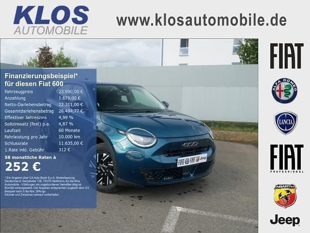 Mare grün metallic Neu 2025 Fiat 600 | 23.990 € (Fairer Preis) - Bild 1/4
