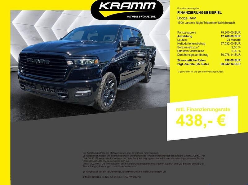 Neu Dodge Ram 426 PS (313 kW) 2025 Schwarz Abholung