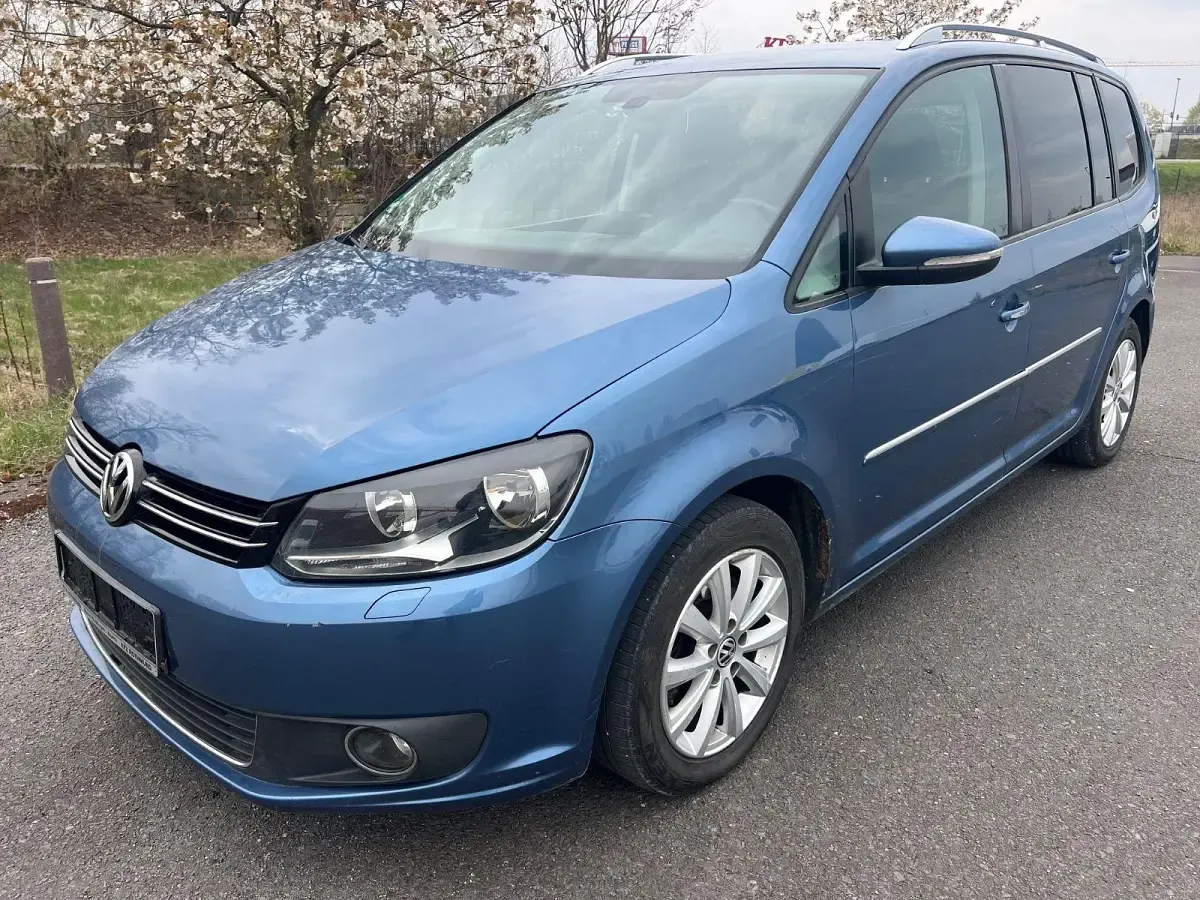 Gebraucht VW Touran Highline 140 PS (102 kW) 2011 Blau Van / Kleinbus