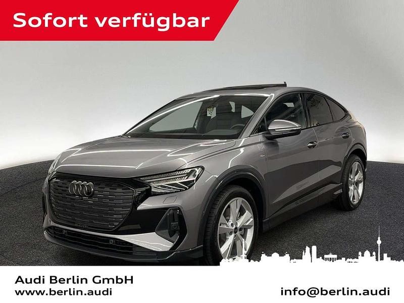 Taifungrau metallic Neu 2025 Audi Q4 Sportback e-tron Sport SUV | 69.930 € - Bild 1/4