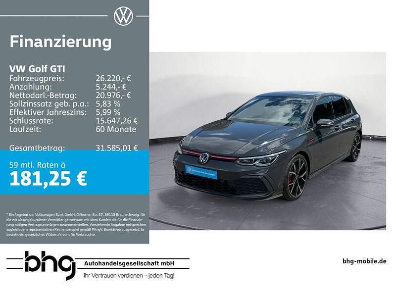 Grau Gebraucht 2022 VW Golf VIII GTI Limousine | 26.220 € (Guter Preis) - Bild 1/4