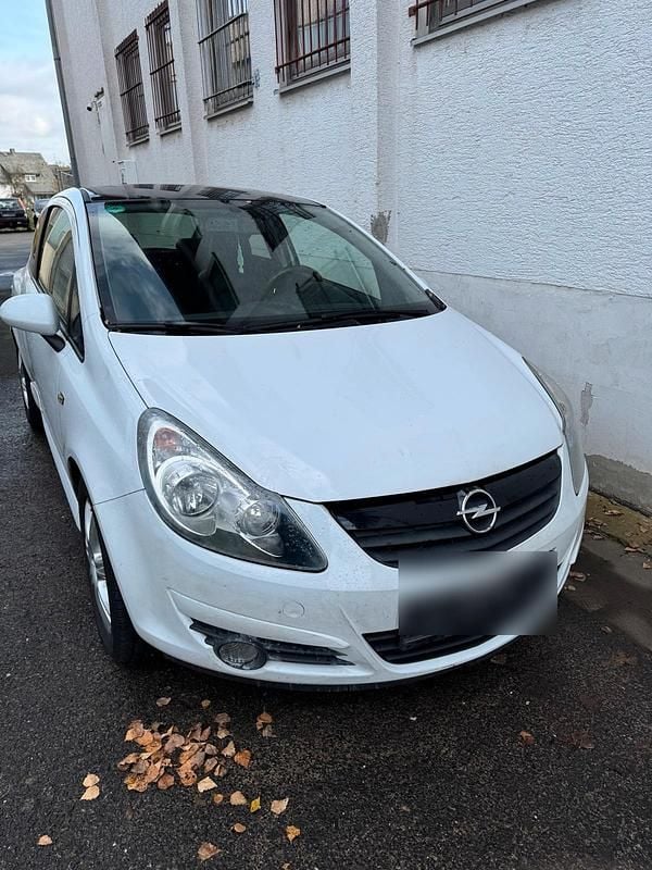 Weiß Gebraucht 2009 Opel Corsa Kleinwagen | 850 € (Guter Preis) - Bild 1/4