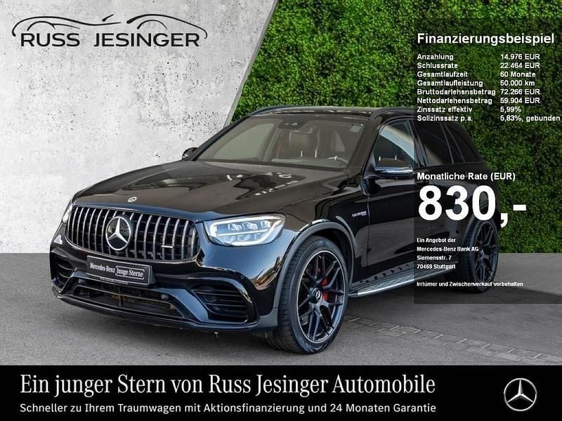 Schwarz Gebraucht 2022 Mercedes GLC63 AMG AMG SUV | 74.880 € (Fairer Preis) - Bild 1/3