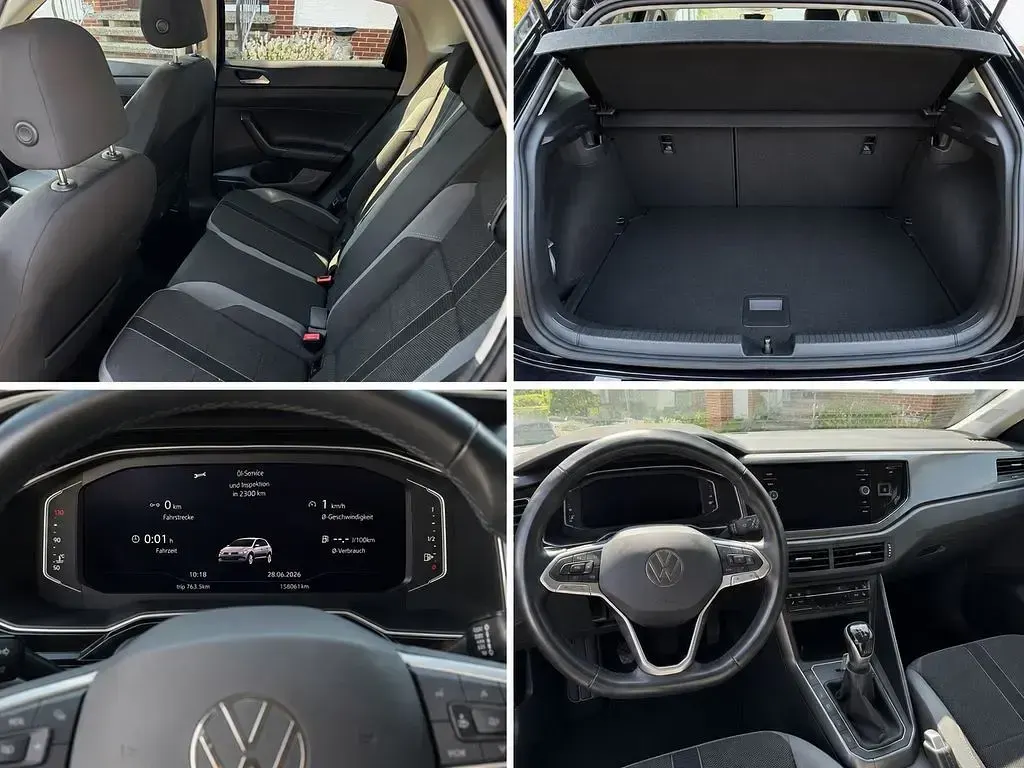 Gebraucht VW Polo Style 95 PS (69 kW) 2022 Schwarz Kleinwagen
