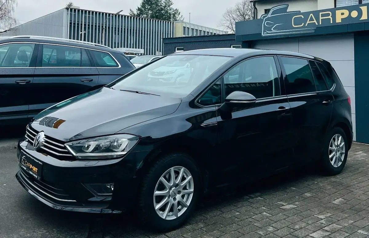 Gebraucht VW Golf Sportsvan 150 PS (110 kW) 2016 Schwarz Van / Kleinbus