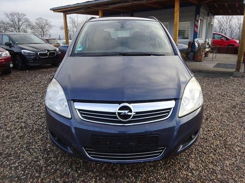 Gebraucht Opel Zafira Edition 120 PS (88 kW) 2008 Blau Van / Kleinbus