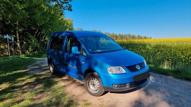 Blau Gebraucht 2008 VW Caddy Family Van / Kleinbus | 4.900 € (Fairer Preis) - Bild 1/4