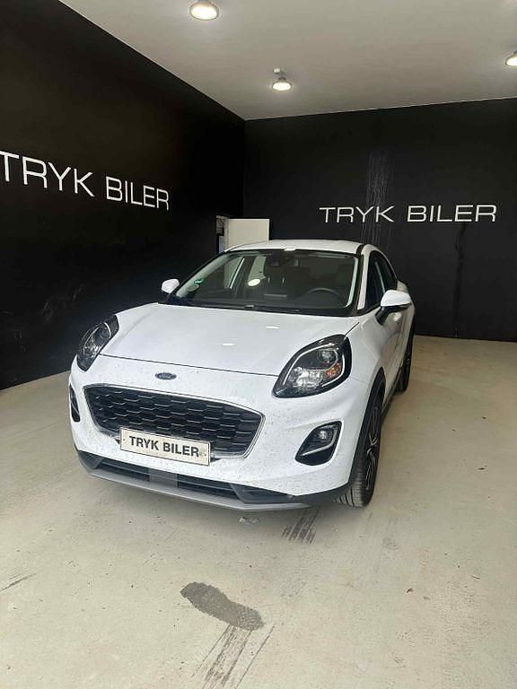 Weiß Gebraucht 2022 Ford Puma Gen-E Titanium SUV | 11.800 € - Bild 1/4