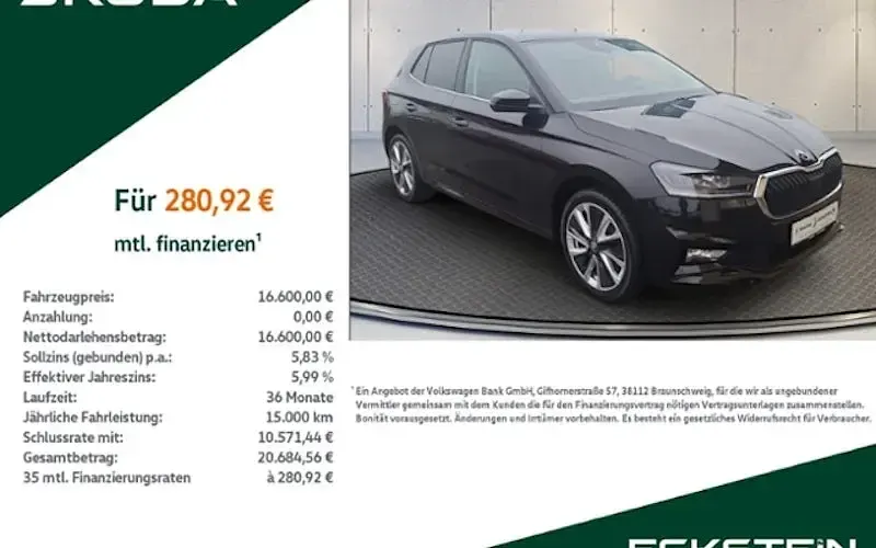 Gebraucht Skoda Fabia Style 110 PS (80 kW) 2021 Kleinwagen