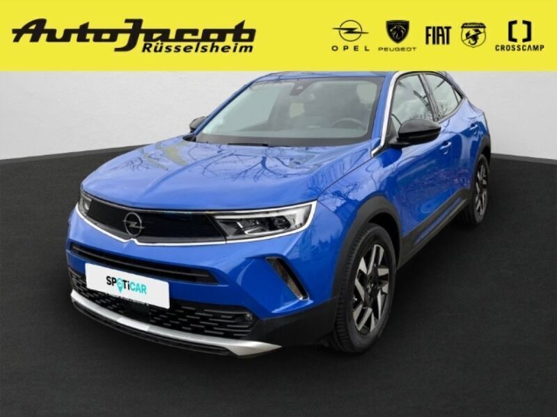 Perl blau/voltaik blau (metallic) Gebraucht 2021 Opel Mokka-e Elegance SUV | 19.950 € (Etwas zu teuer) - Bild 1/4