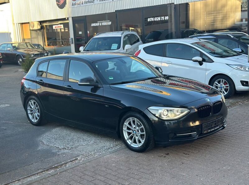 Schwarz Gebraucht 2013 BMW 116 Sport Line Kleinwagen | 5.200 € (Etwas zu teuer) - Bild 1/4
