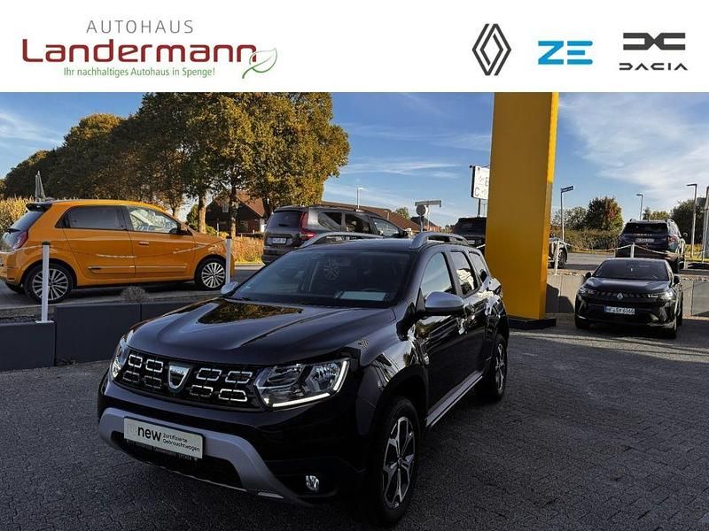 Black pearl schwarz (metallic) Gebraucht 2019 Dacia Duster Prestige SUV | 14.990 € (Fairer Preis) - Bild 1/4