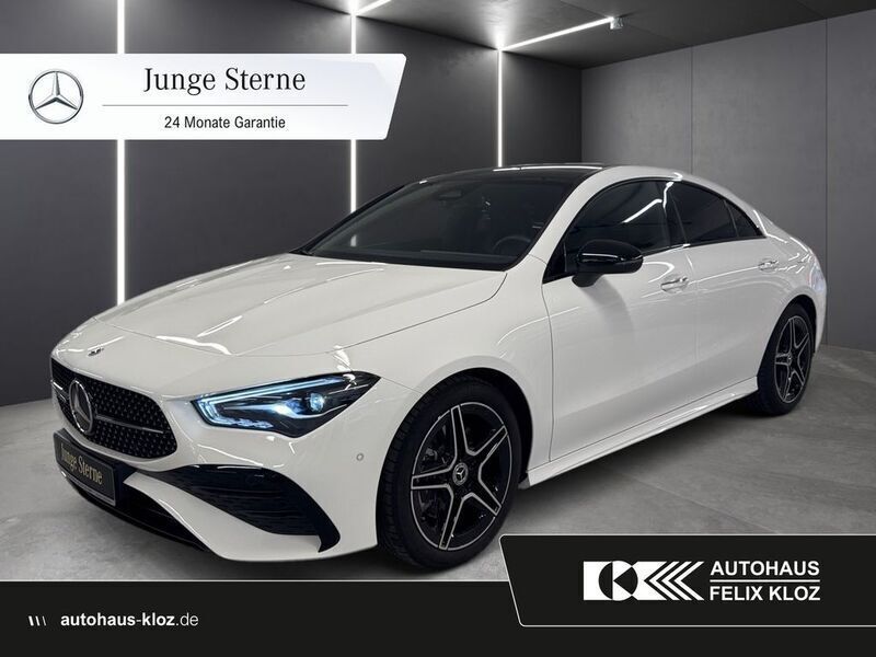 Weiß Gebraucht 2024 Mercedes CLA200 AMG Limousine | 43.400 € (Teuer) - Bild 1/4