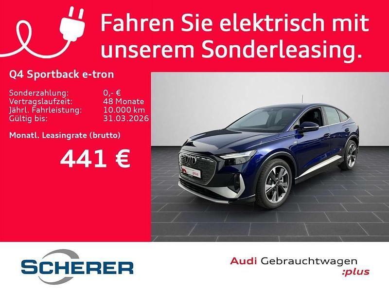 Gebraucht Audi Q4 e-tron 210 kW (286 PS) 2024 Navarrablau metallic SUV