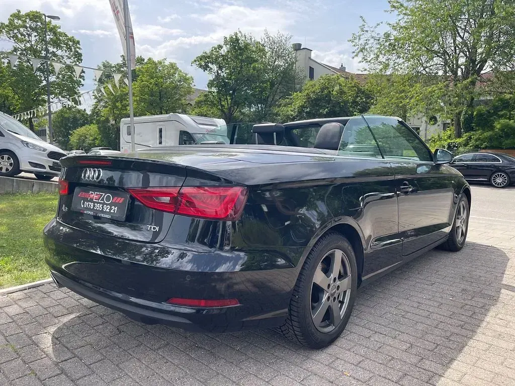 Gebraucht Audi A3 Cabriolet S-Line 150 PS (110 kW) 2015 Schwarz Cabrio