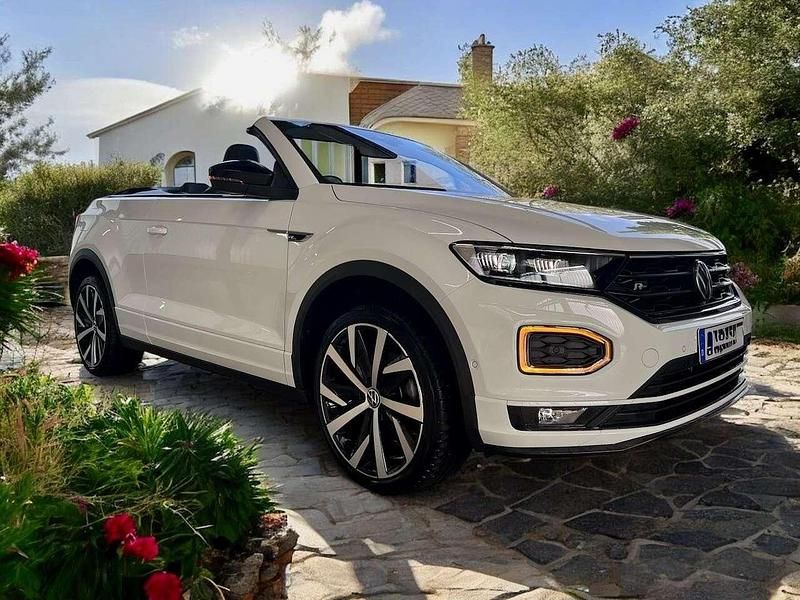 Weiß Gebraucht 2020 VW T-Roc Cabriolet R-line Cabrio | 26.000 € (Fairer Preis) - Bild 1/4