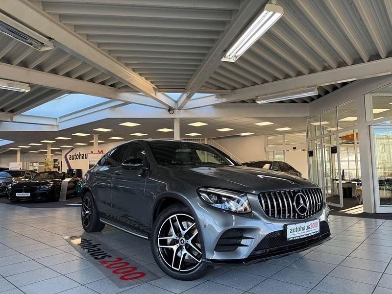 Selenitgrau Gebraucht 2018 Mercedes GLC350 AMG line Coupé | 29.950 € (Superpreis) - Bild 1/4