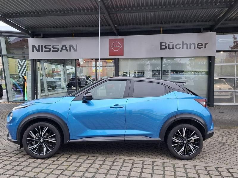Blau Gebraucht 2022 Nissan Juke SUV | 17.775 € (Fairer Preis) - Bild 1/4