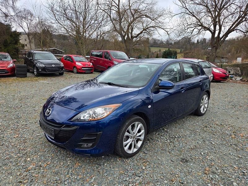 Gebraucht Mazda 3 Active Plus 105 PS (77 kW) 2011 Blau Limousine