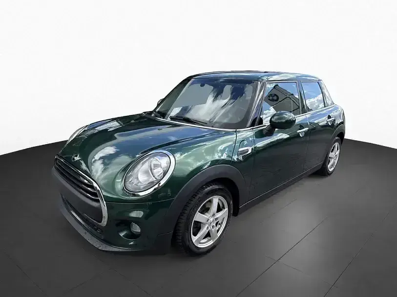 Gebraucht Mini ONE 102 PS (75 kW) 2016 British racing green (grün) Kleinwagen