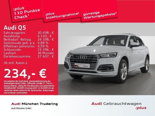 Gletscherweiß metallic Gebraucht 2020 Audi Q5 Sport SUV | 33.416 € (Fairer Preis) - Bild 1/2