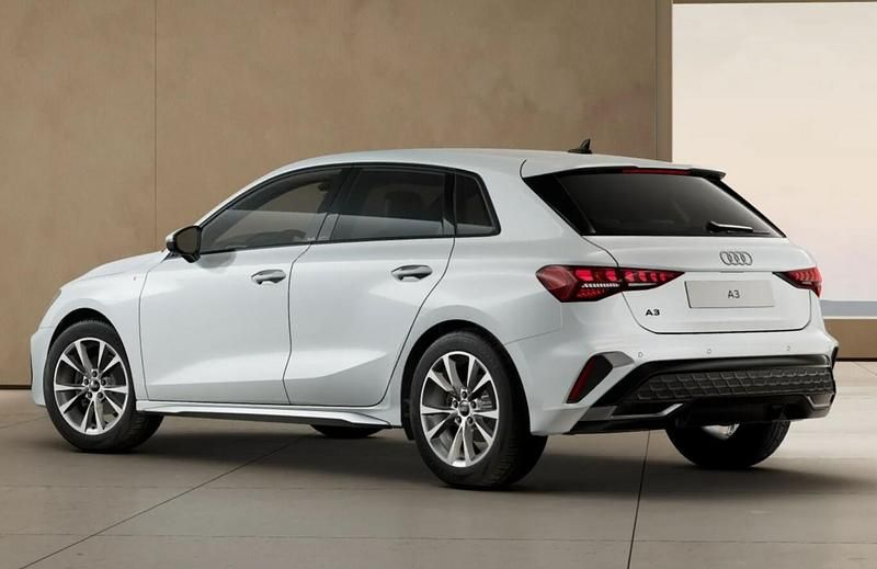 Ny Audi A3 S-Line 204 HK (150 kW) 2025 Hvid