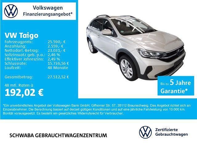 Ivory silver metallic Gebraucht 2024 VW Taigo Move SUV | 25.590 € (Guter Preis) - Bild 1/4