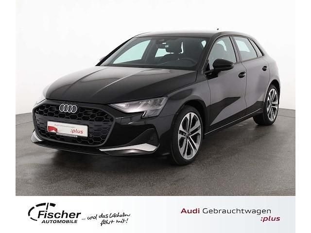 Mythosschwarz metallic Gebraucht 2024 Audi A3 Advanced Plus Limousine | 34.440 € (Fairer Preis) - Bild 1/4