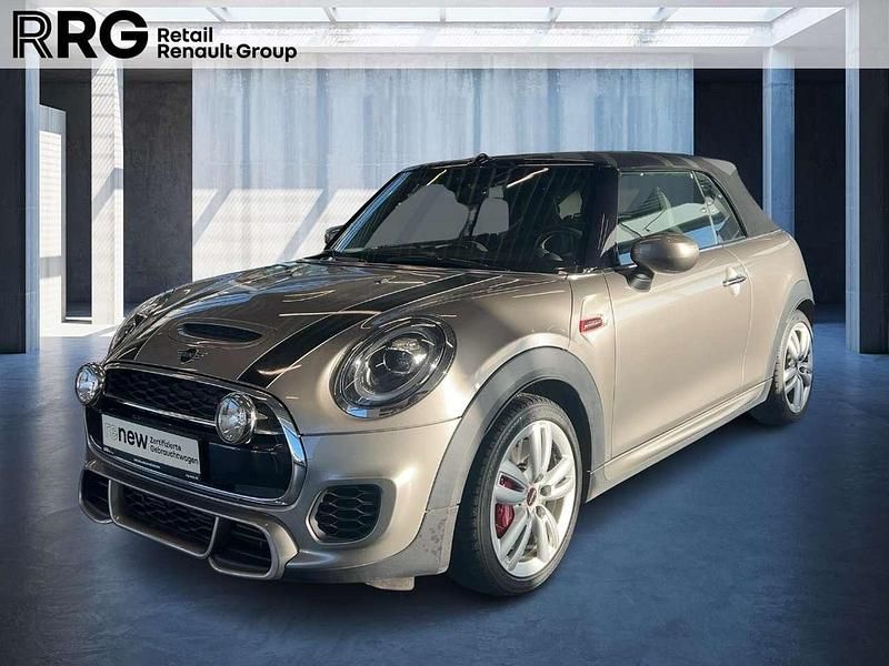 Melting silver metallic (silbe Gebraucht 2020 Mini John Cooper Works Cabriolet Cabrio | 26.990 € (Etwas zu teuer) - Bild 1/3