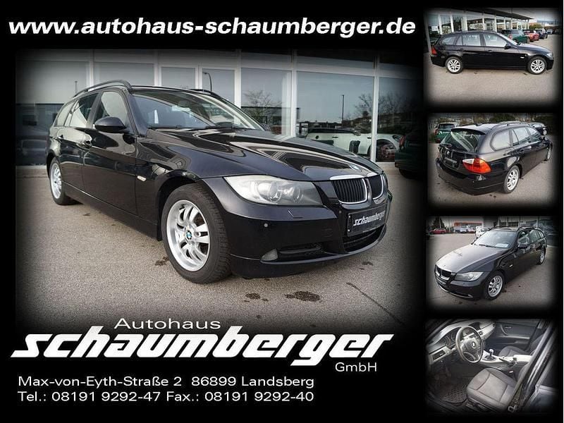 Gebraucht BMW 320 163 PS (119 kW) 2007 Schwarz Kombi