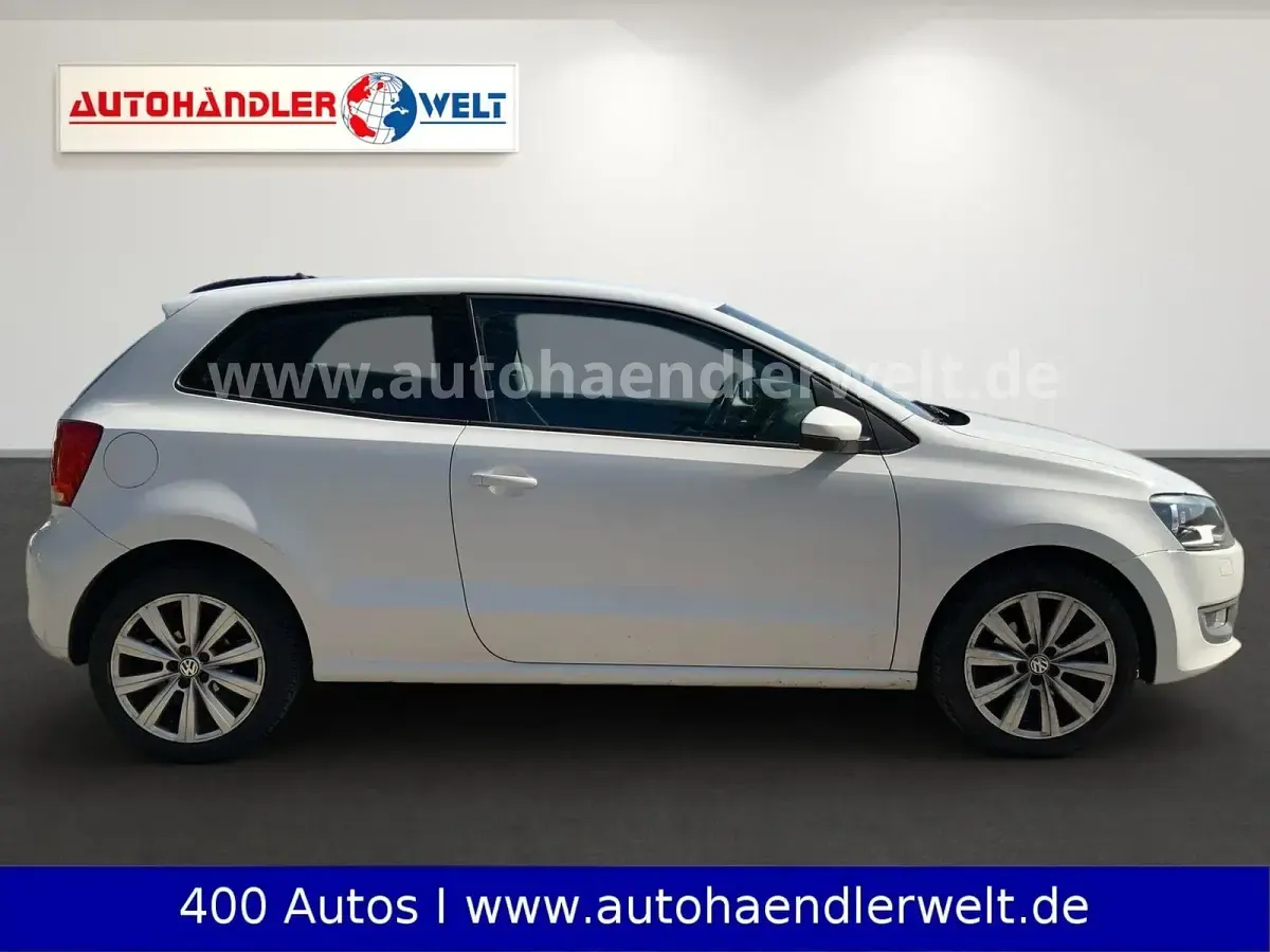 Gebraucht VW Polo Comfortline 105 PS (77 kW) 2010 Weiss Kleinwagen