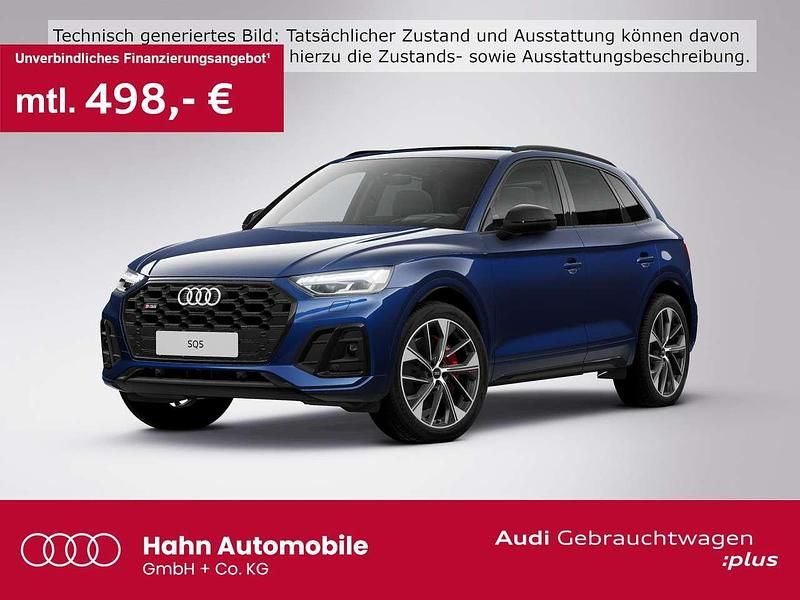 Blau Gebraucht 2022 Audi SQ5 Ambiente SUV | 56.730 € (Fairer Preis) - Bild 1/3