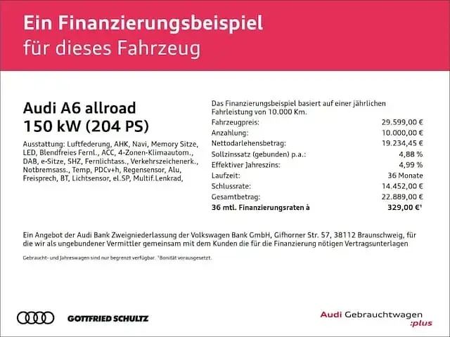 Usata Audi A6 Allroad Basis 204 CV (150 kW) 2022 Nero Station wagon