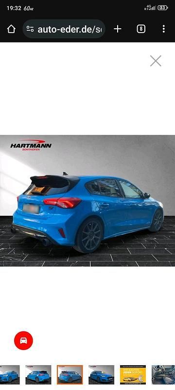 Gebraucht Ford Focus ST 280 PS (205 kW) 2022 Blau Kleinwagen