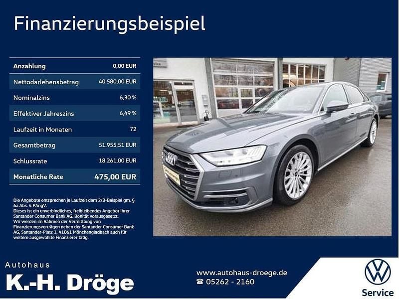 Gebraucht Audi A8 340 PS (250 kW) 2020 Monsungrau metallic Limousine