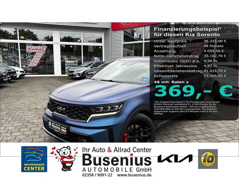 Gebraucht Kia Sorento Platinum 201 PS (147 kW) 2022 Abp) auroraschwarz met. (schwarz SUV