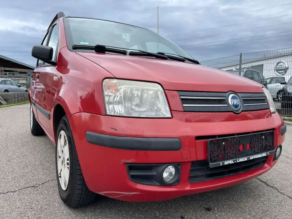 Second-hand Fiat Panda Dynamic 60 CP (44 kW) 2004 Roșu Hatchback