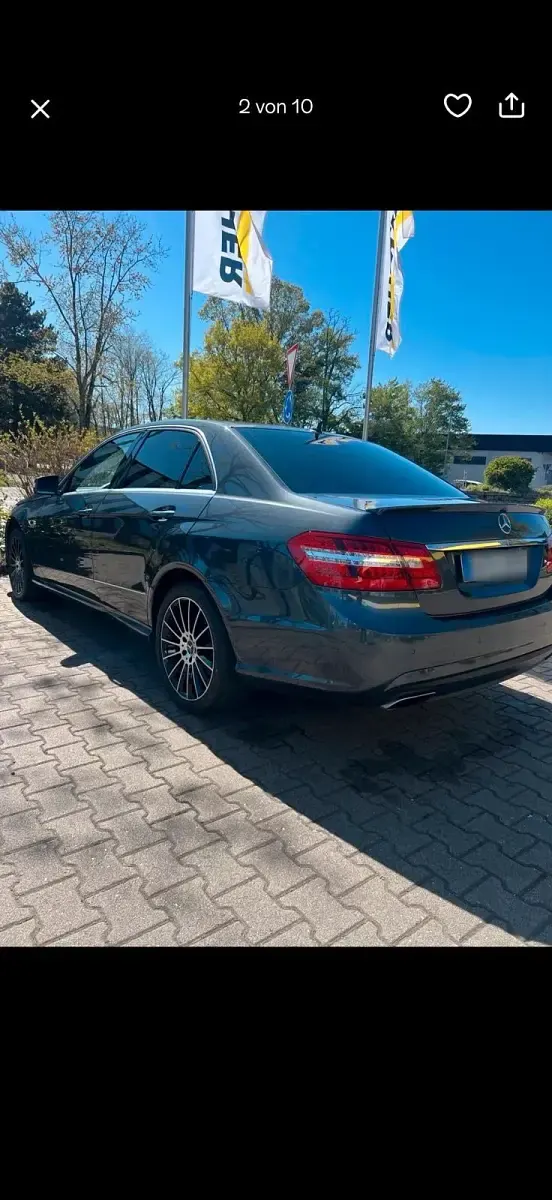 Gebraucht Mercedes E350 Avantgarde 292 PS (214 kW) 2010 Blau Limousine