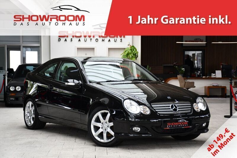 Schwarz Gebraucht 2006 Mercedes C230 Sport Coupé | 12.990 € - Bild 1/4