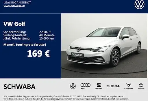 Gebraucht VW Golf VIII Active 131 PS (96 kW) 2023 Silber Limousine