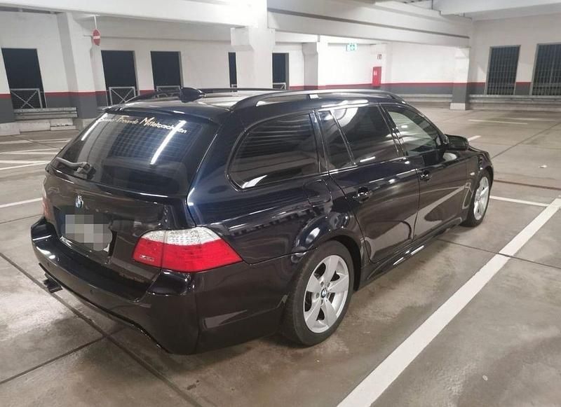 Schwarz Gebraucht 2008 BMW 525 Sport Line Kombi | 9.000 € (Teuer) - Bild 1/4