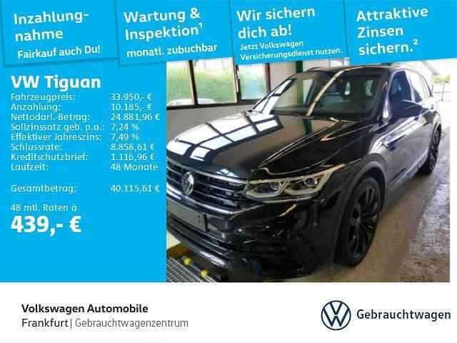 Schwarz Gebraucht 2023 VW Tiguan R-line SUV | 33.950 € (Guter Preis) - Bild 1/3