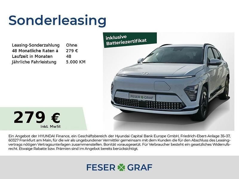 Atlas white Gebraucht 2025 Hyundai Kona Trend SUV | 30.990 € (Teuer) - Bild 1/4