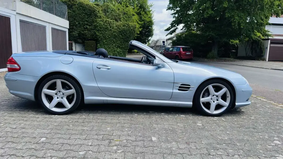 Gebraucht Mercedes SL350 AMG 272 PS (200 kW) 2007 Silber Cabrio