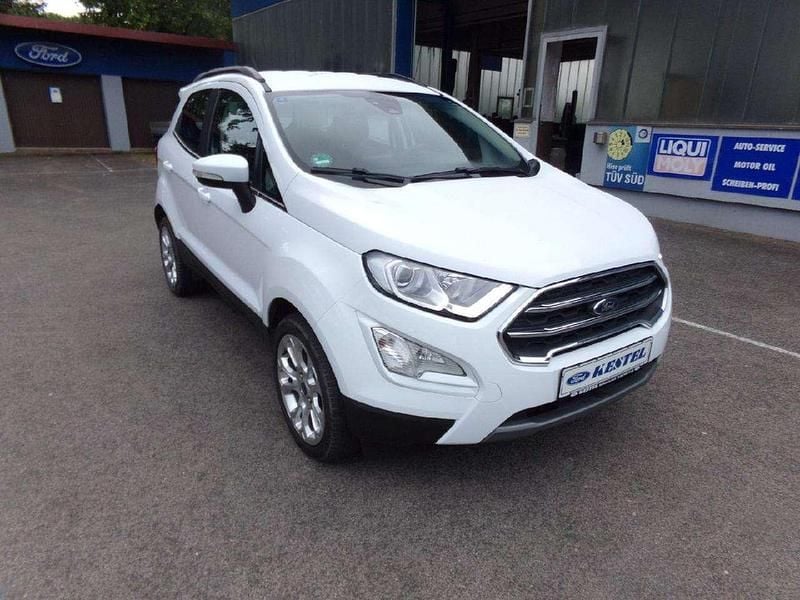 Frostweiß Gebraucht 2022 Ford Ecosport Titanium SUV | 14.799 € (Guter Preis) - Bild 1/4