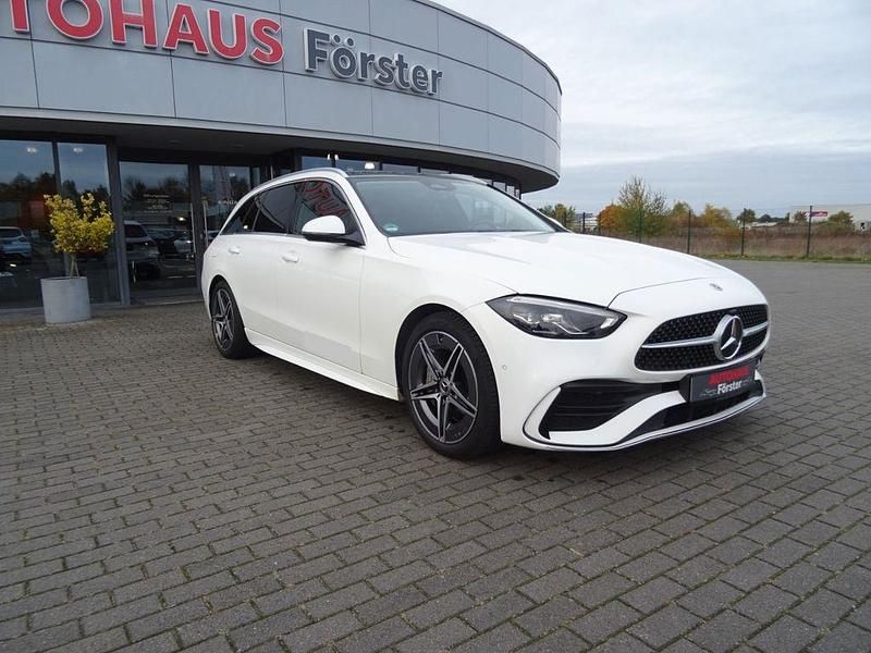 Gebraucht Mercedes C200 AMG line 204 PS (150 kW) 2022 Weiß Kombi