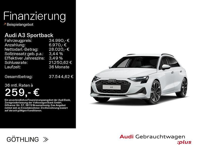 Second-hand Audi A3 Advanced 150 CP (110 kW) 2025 Alb Berlinǎ